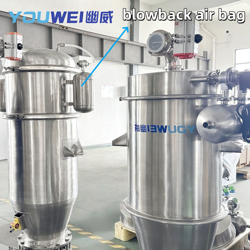 Intelligent Vacuum Conveyor AI-Controlled Powder Transfer with Self-Learning Optimization