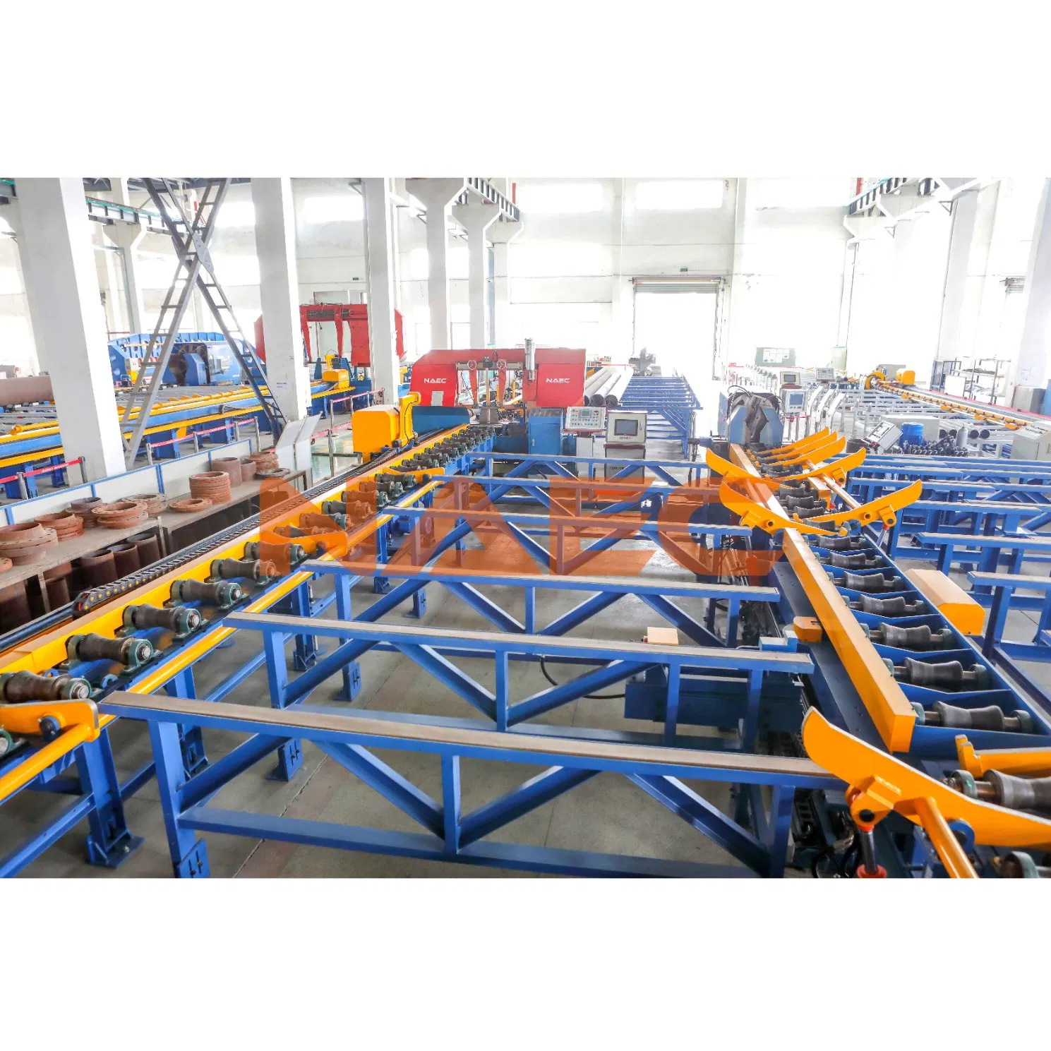 Roller Type Conveyor System for Pipe Transferring