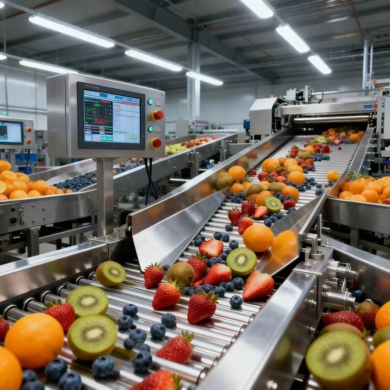 Smart Module Conveyor with High-Speed Fruit Sorting Features