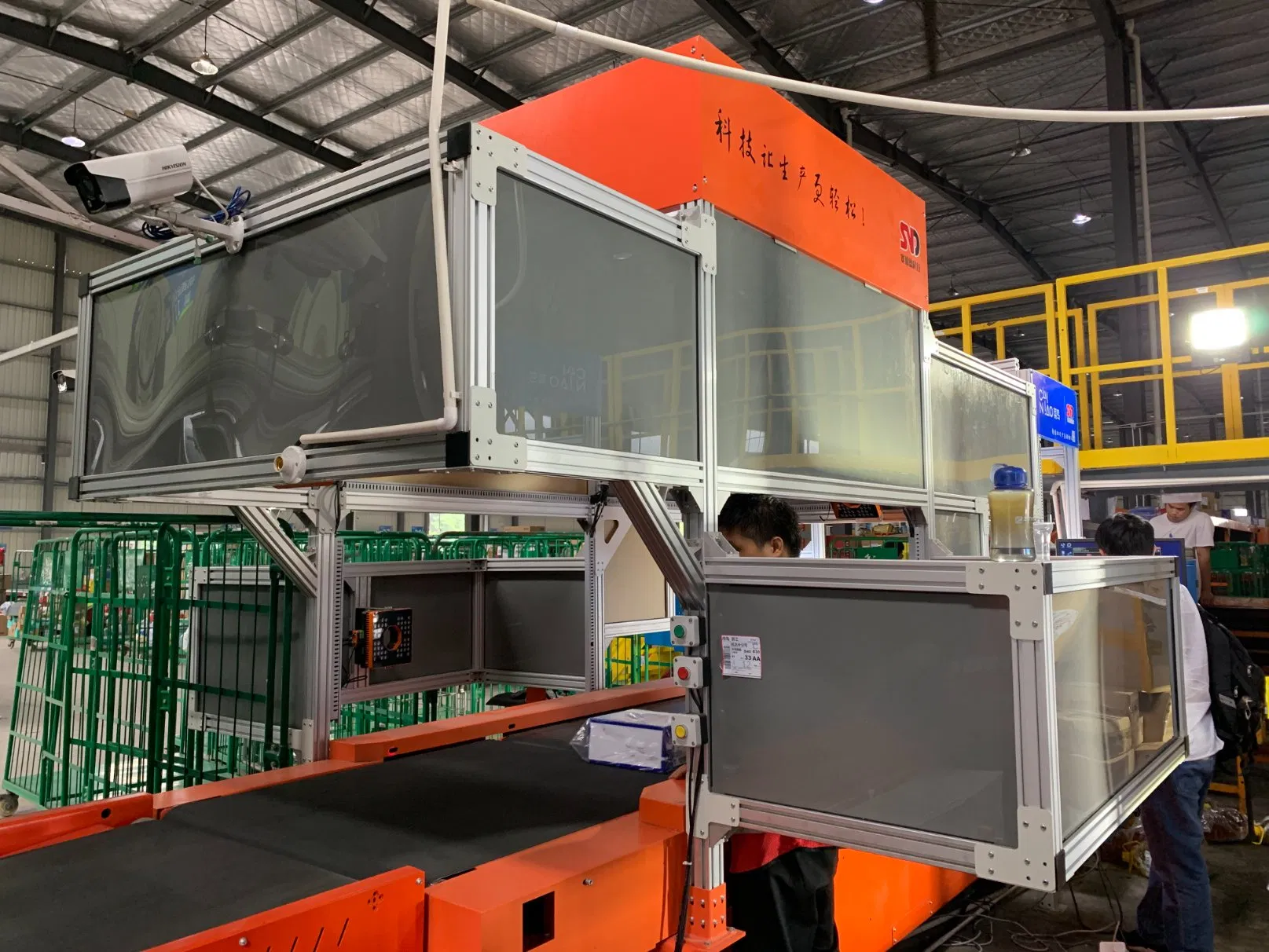 Dynamic Conveyor System with Digital Scale Efficient Parcel Dimensioning Weighing Scanning Dws Sorting Line for Packaging