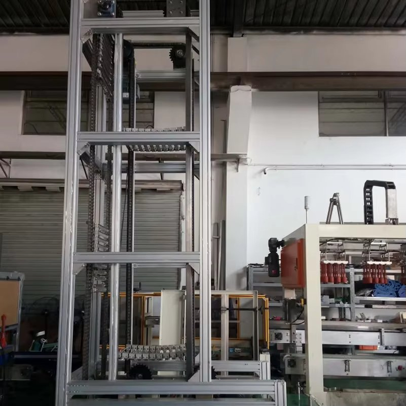 Factory Customized Z Type Vertical Lifting Conveyor Price Continuous Vertical Lift Conveyor System