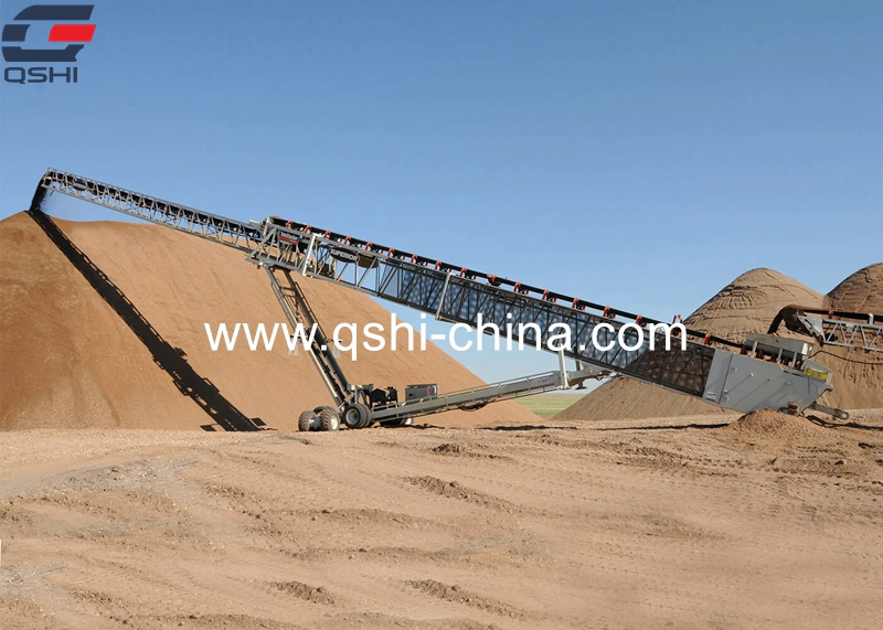 Wildly Used Telescopic Conveyor System for Handling Bulk Cargo in Storage Yard