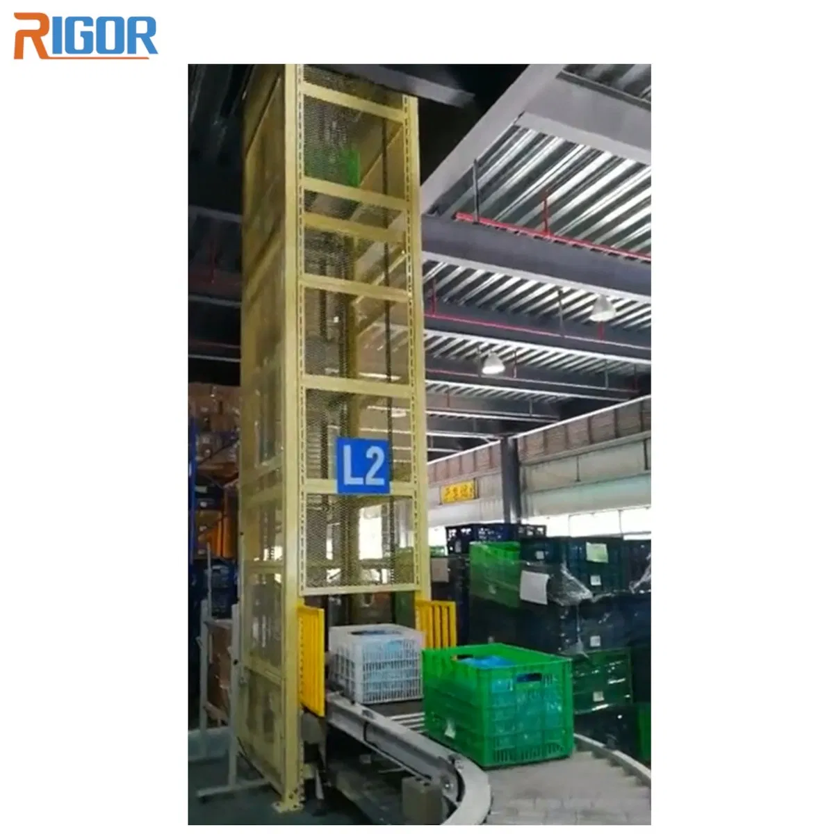 Industrial Vertical Lift Conveyor System for Efficient Storage Solutions