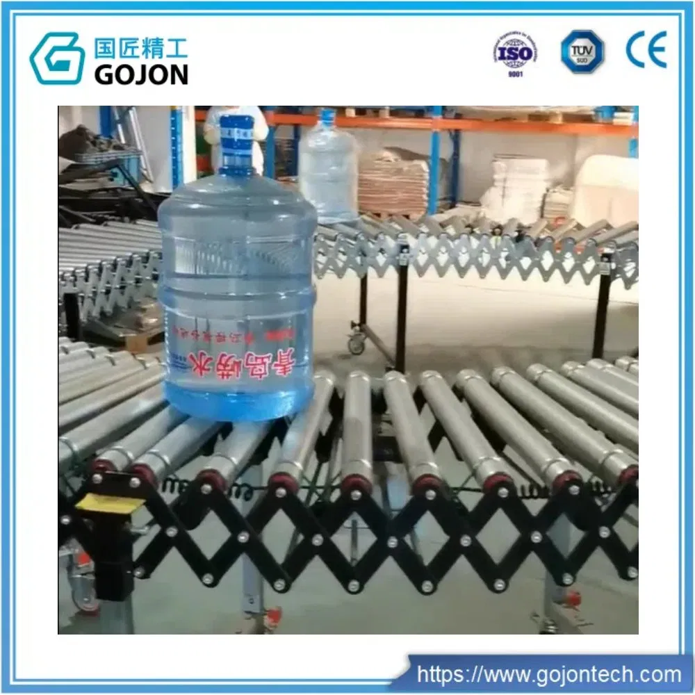 Heavy-Duty Telescopic Conveyor System for Food Beverage Logistics Cold Chain Storage Workshop Loading Unloading Conveyor