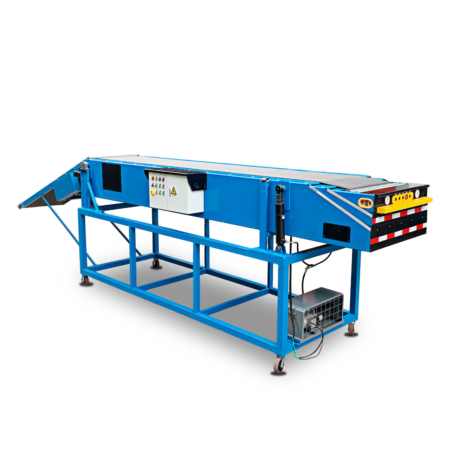 Automatic Remote Control Telescopic Mobile Belt Conveyor for Heavy Duty Loading and Unloading Retractable Conveyor Belt