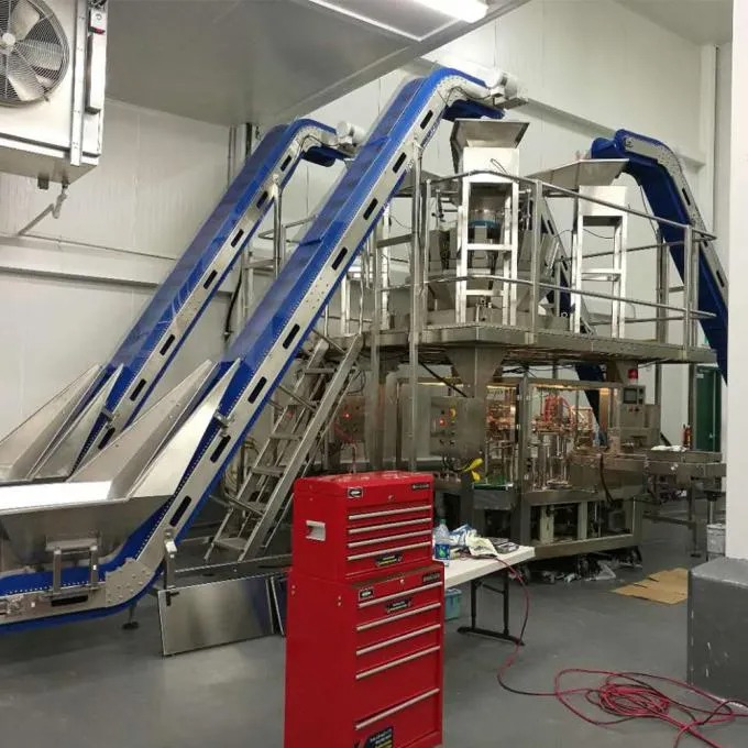 Double Belt inclined conveyors