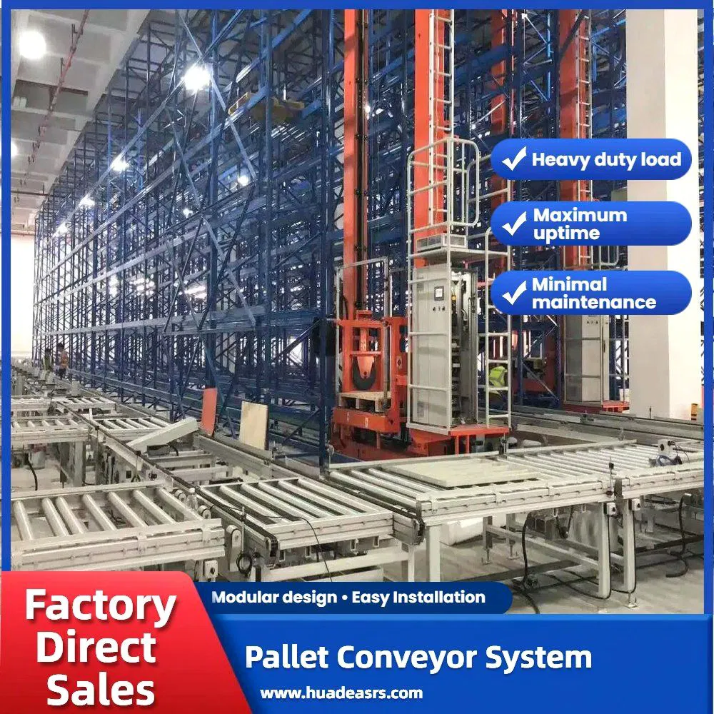 Heavy Load Handling Pallet Conveyor System for Asrs System