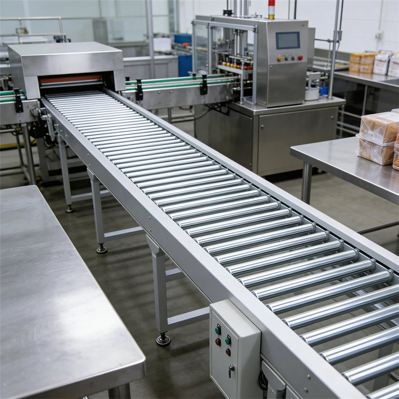 High Speed Roller Conveyor for Sorting and Distribution Lines