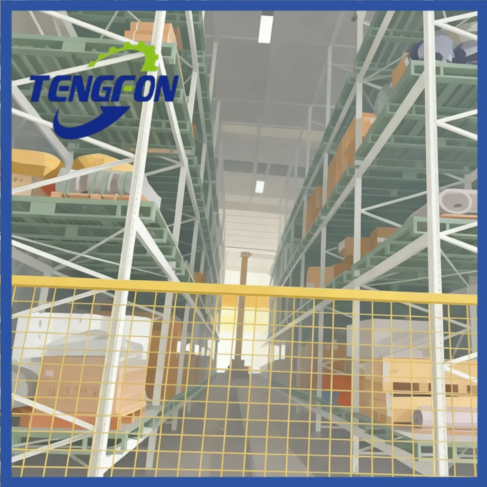 Industrial Vertical Conveyor System with Reliable Drive Unit