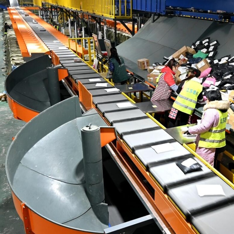 Efficient Sorting Line for Fast and Precise Product Distribution