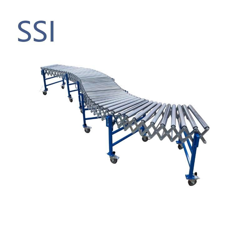 Expandable Telescopic Roller Conveyor Mobile Conveyor System