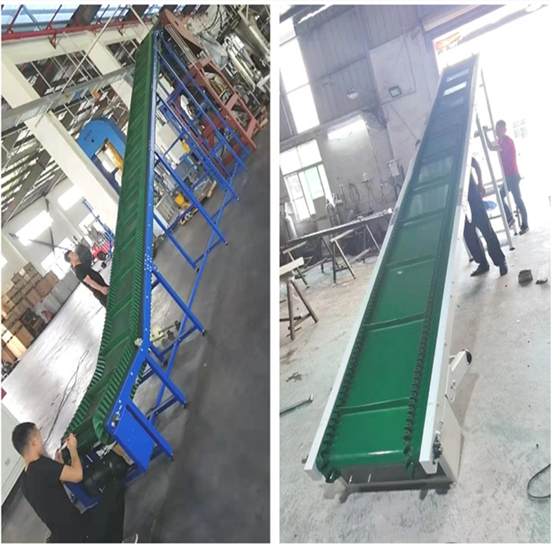 Zhenway Automatic Motorized Extendable Belt Conveyor Inclined Declined System Logistics Manufacturing E-commerce Warehouse