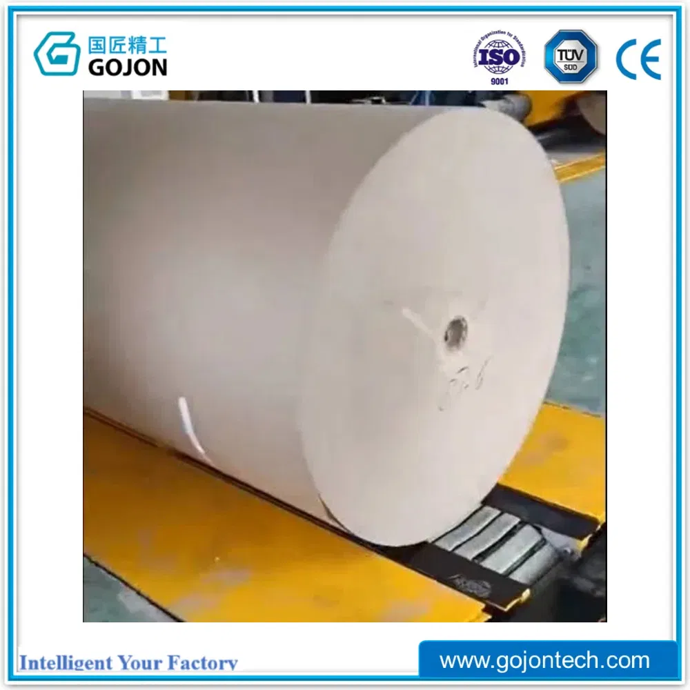 Fully Automatic Paper Roll Handling Return Turntable Board Chain Line Smooth Operation Packaging Plant Warehouse Transport Corrugated Board Conveyor System