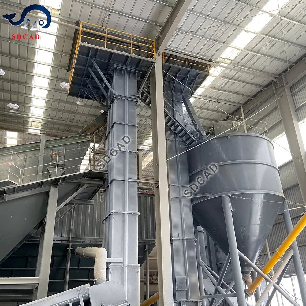 Vertical Lift System with Ring Chain for Heavy Duty Particle Handling Applications