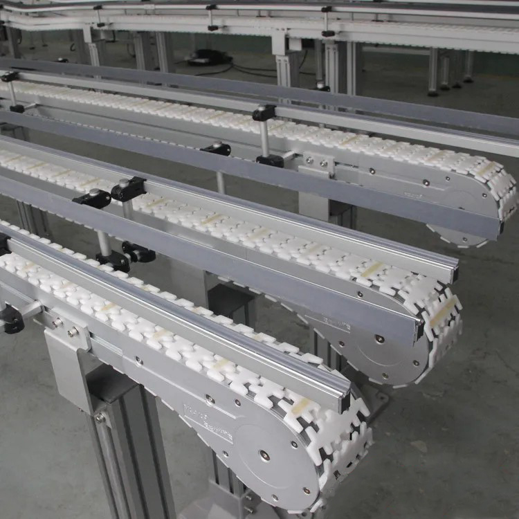Customized High Quality Plastic Side Flex Top Chain Conveyor System Manufacturer