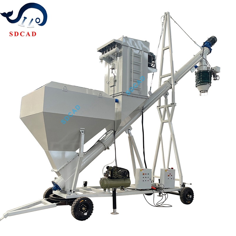 Bulk Loading System with Telescopic Spout and Conveyor for Powder Transfer