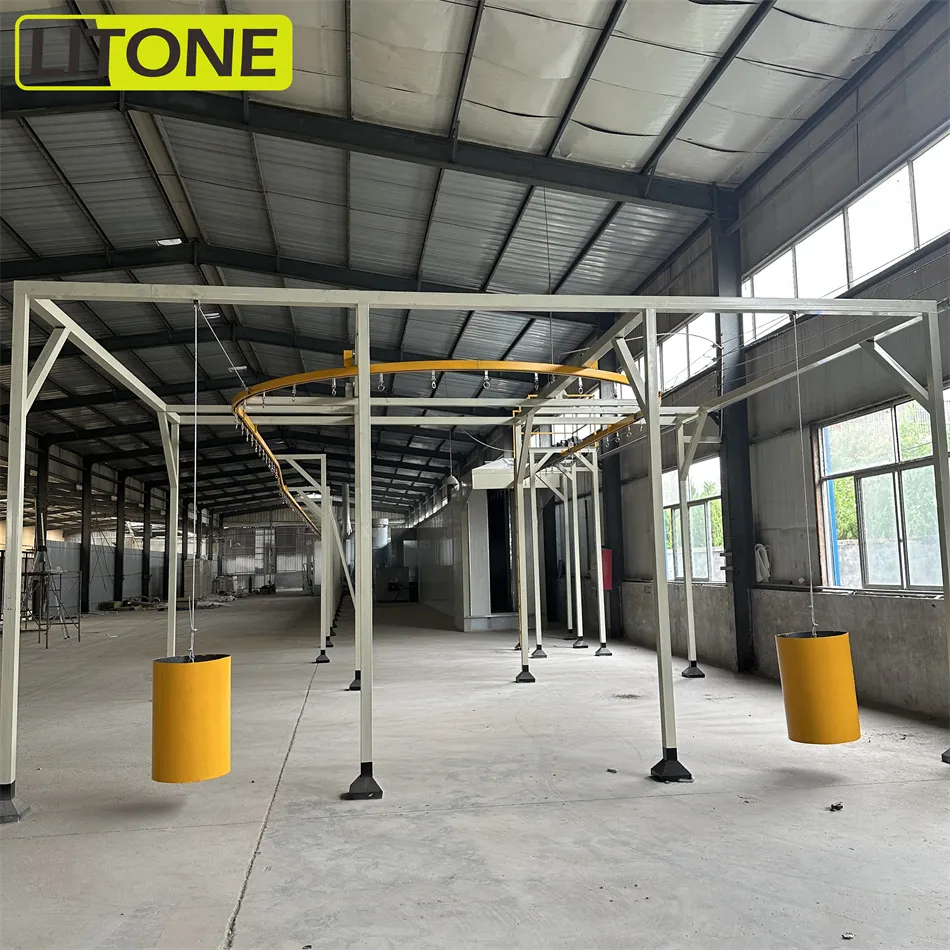 Powder coating production line
