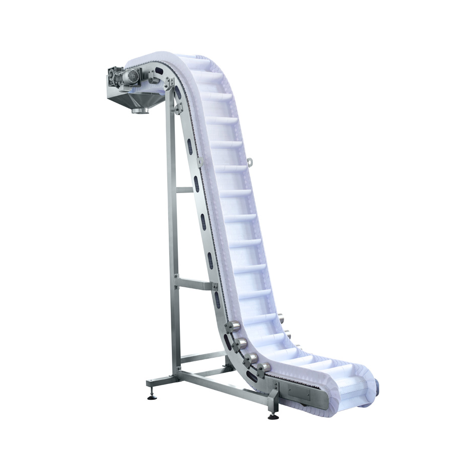 Flexconvey Z Type Inclined Conveyor for Food&amp;fruit Manufacture Inclined Modular Belt Conveyor System