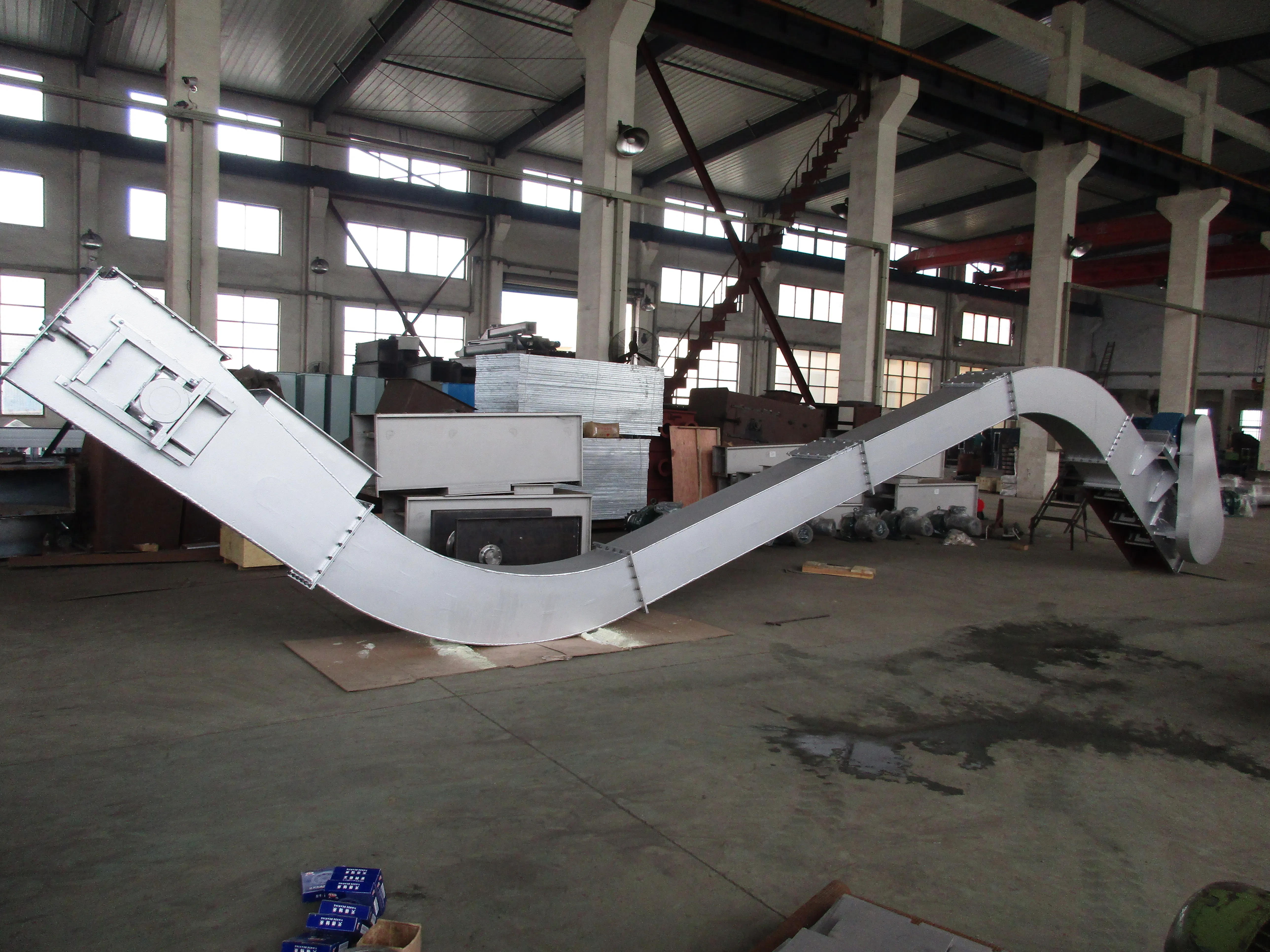 Heavy-Duty Chain Conveyor System for Efficient Material Handling Hualiang