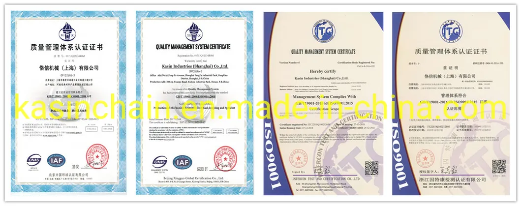 Certificates