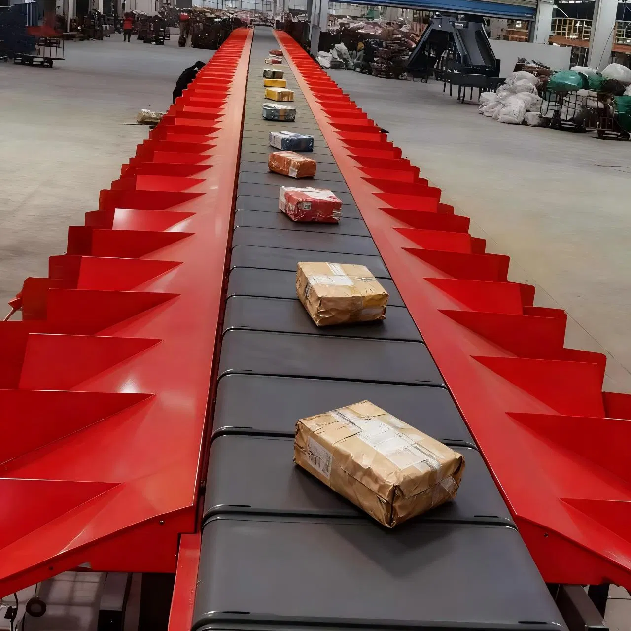 High-Speed Parcel Sorting Conveyor System for Efficient Logistics