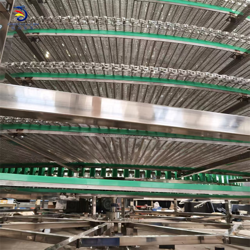 Certified Spiral Lift Conveyor Compliant Vertical System for Pharma, Food &amp; Aerospace Logistics