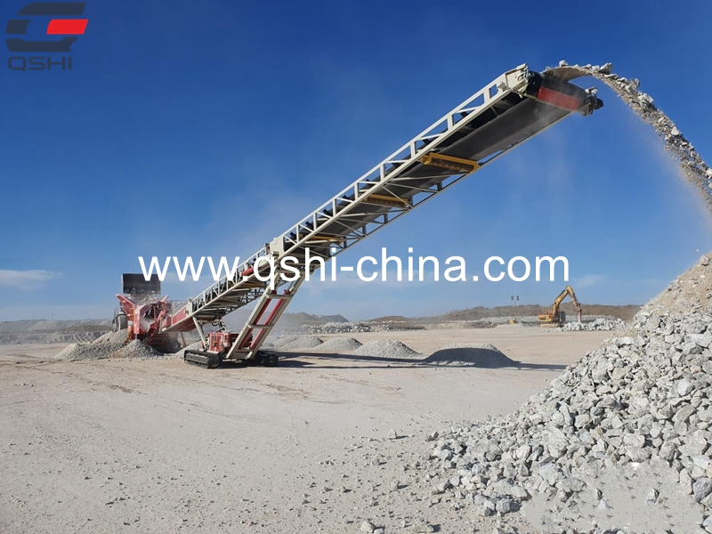 Wildly Used Telescopic Conveyor System for Handling Bulk Cargo in Storage Yard