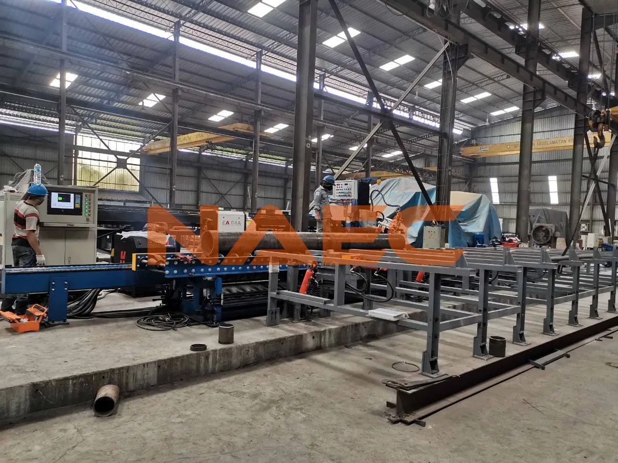 Roller Bed Type Pipe Feeding Conveyor System
