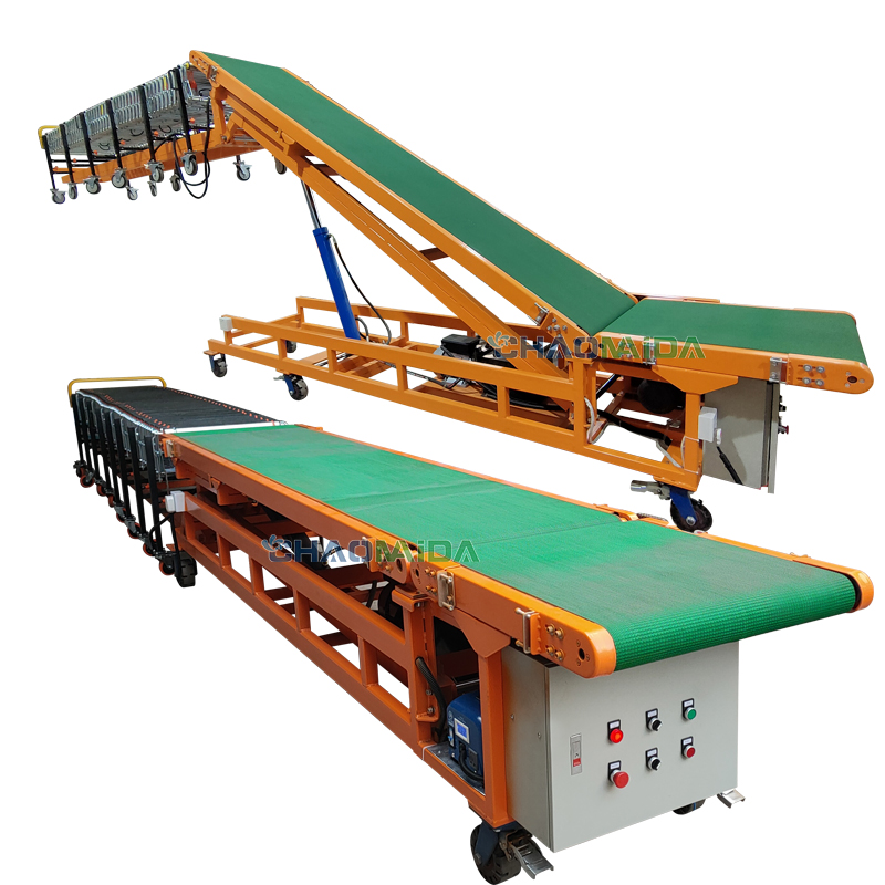 Automated Container Unloading Conveyor with Custom Lengths for Optimal Cargo Flow in E-commerce Fulfillment Centers