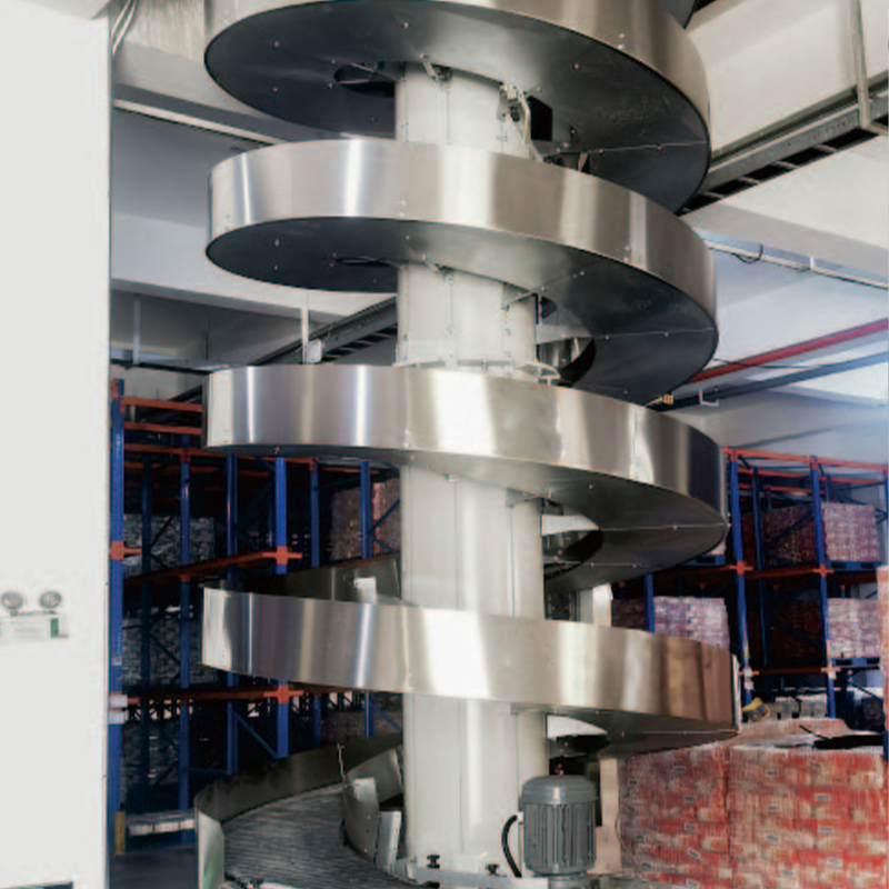 New Modular Spiral Conveyor with Quick-Assembly for Manufacturing Plant and Retail Applications Flexible Production