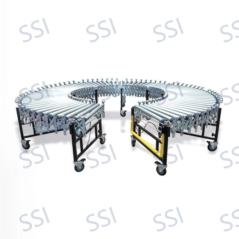 Customized Automatic Packing Line Roller Electric Belt Pallet Conveyor System