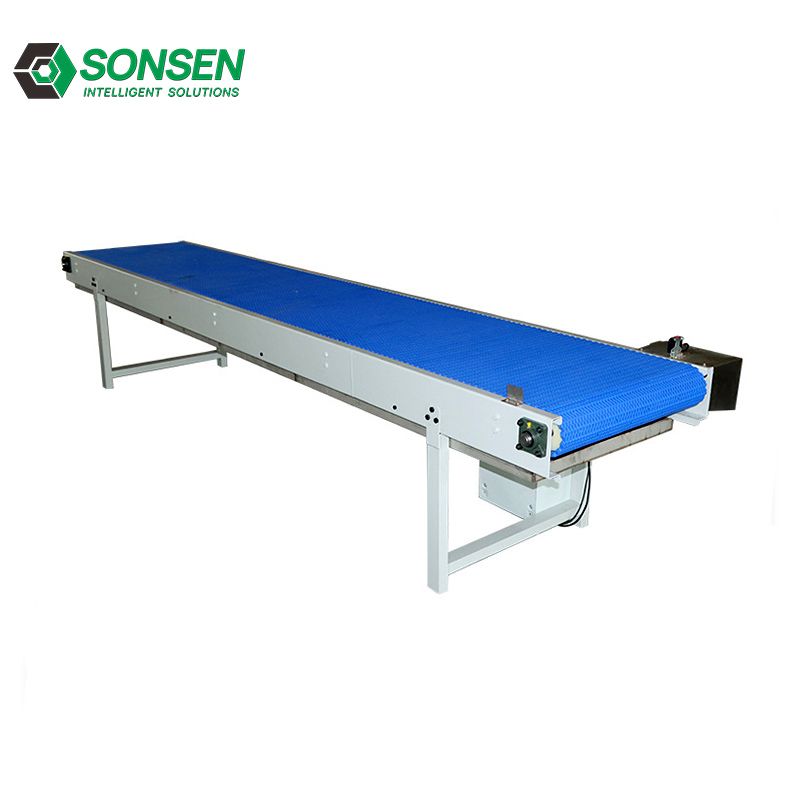 Customized Plastic Mesh Belt Conveyor Automatic and Durable POM Stainless Steel Conveyor System for Food Production Lines