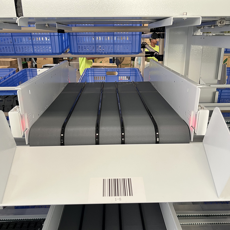 High-Speed 3D Parcel Sorting Putwall with Integrated Artificial Intelligence Sorting Conveyors System for Warehouse E-commerce