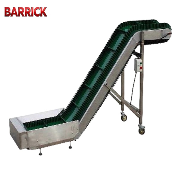 Food Grade PVC Modular Climbing Belt Conveyor Lifting Conveyor for Fruit Vegetable Processing and Vertical Material Transport