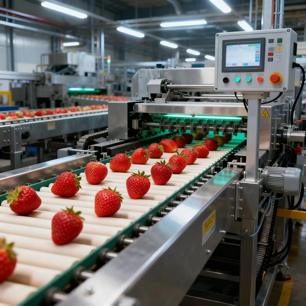 Smart Module Conveyor with High-Speed Fruit Sorting Features