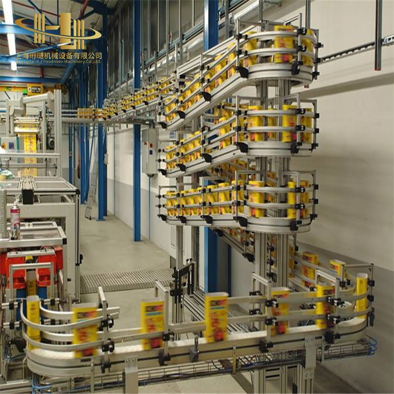 Boxed Beverage Conveyor System Suitable for Small Package Drinks Durable Hygienic Food Grade Conveyor