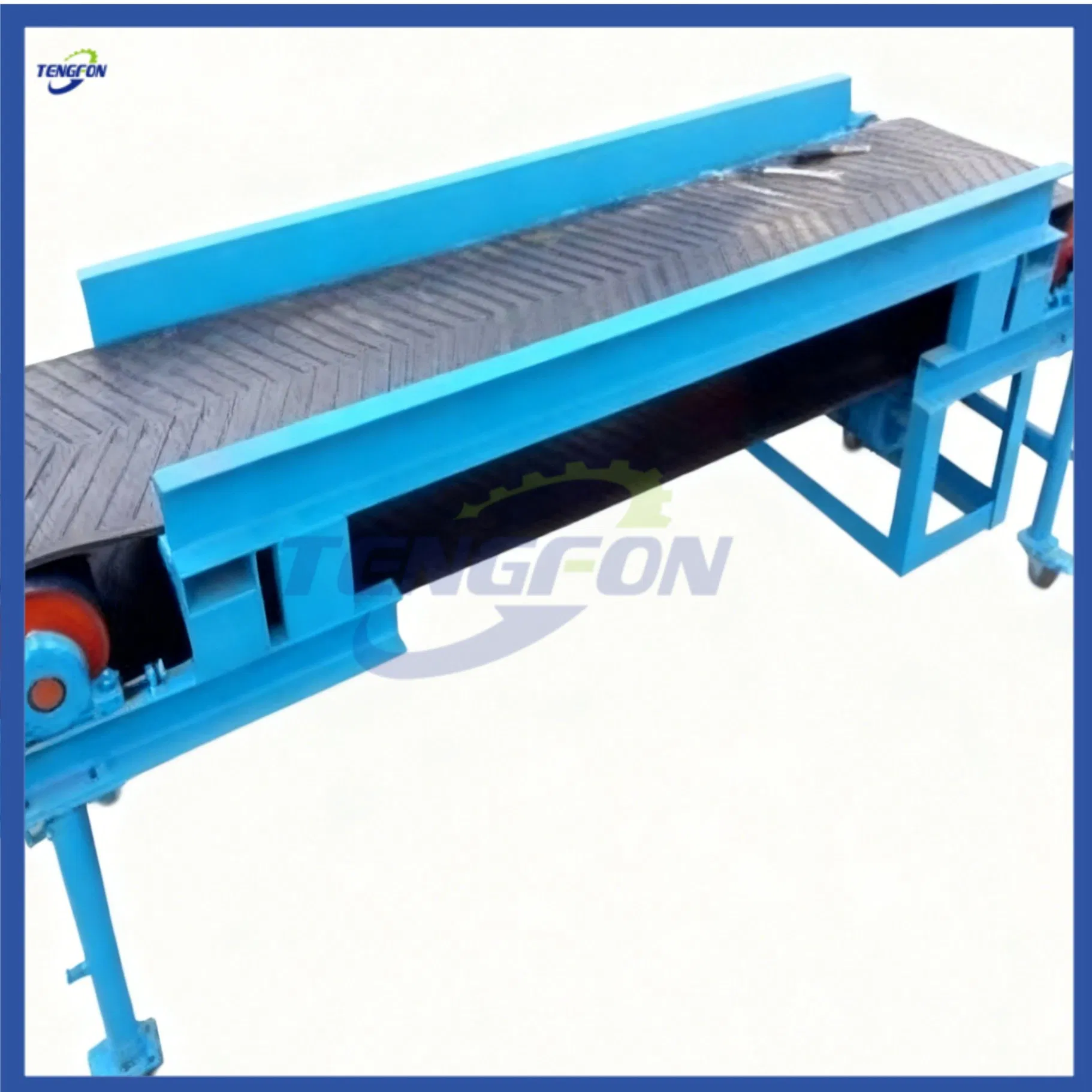 Automated Depalletizing Conveyor System for Warehouse with Roller &amp; Belt Transfer Line
