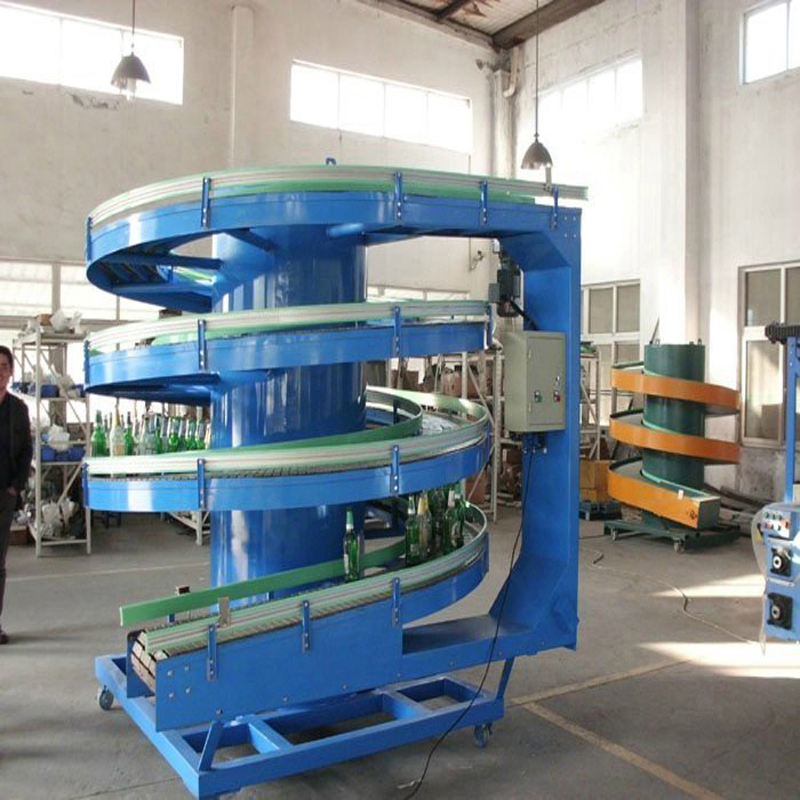 Spiral Conveyor Conveyor System Vertical Material Lift for Multi Level Production Lines