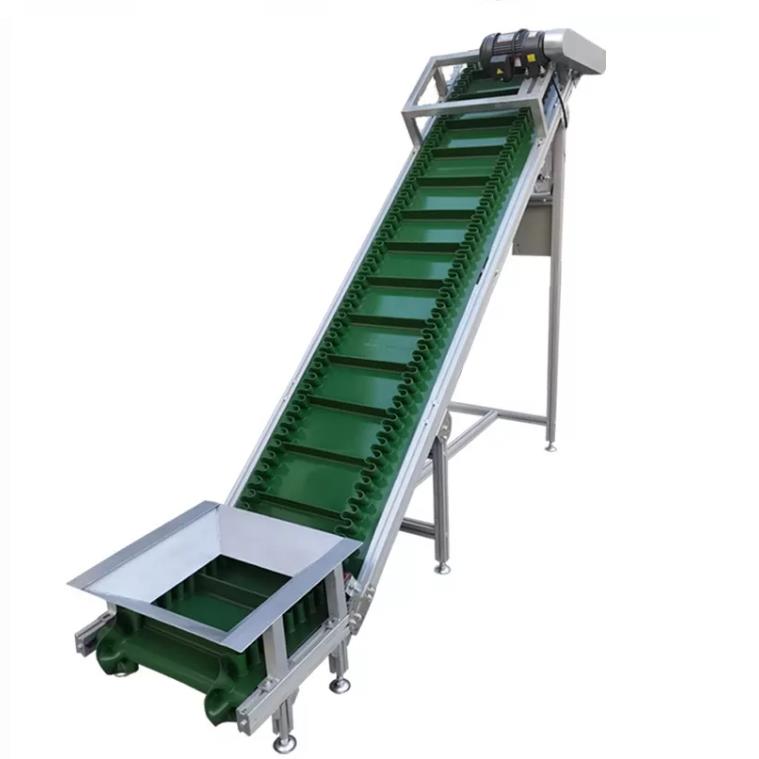 Original Factory Oem Automated Conveyor System Z Type Inclined Climbing Belt Conveyor With Divide For Bulk