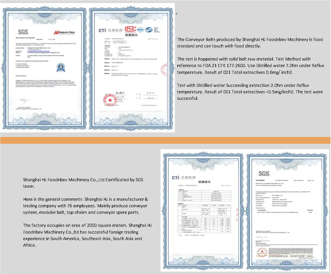 Certifications