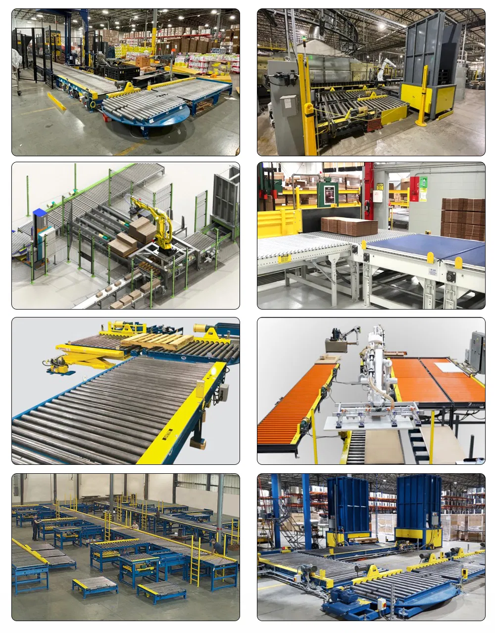 Roller Conveyor Sorting Line