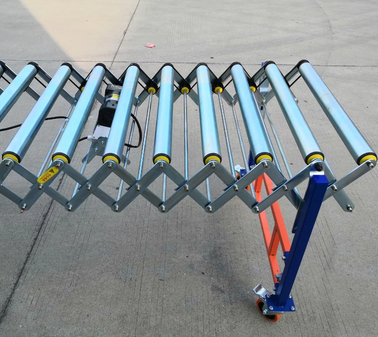 Manufacturer Warehouse Expandable Motorized Automatic Flexible Roller Conveyor