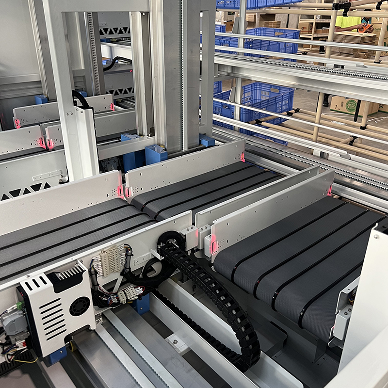 High-Speed 3D Parcel Sorting Putwall with Integrated Artificial Intelligence Sorting Conveyors System for Warehouse E-commerce