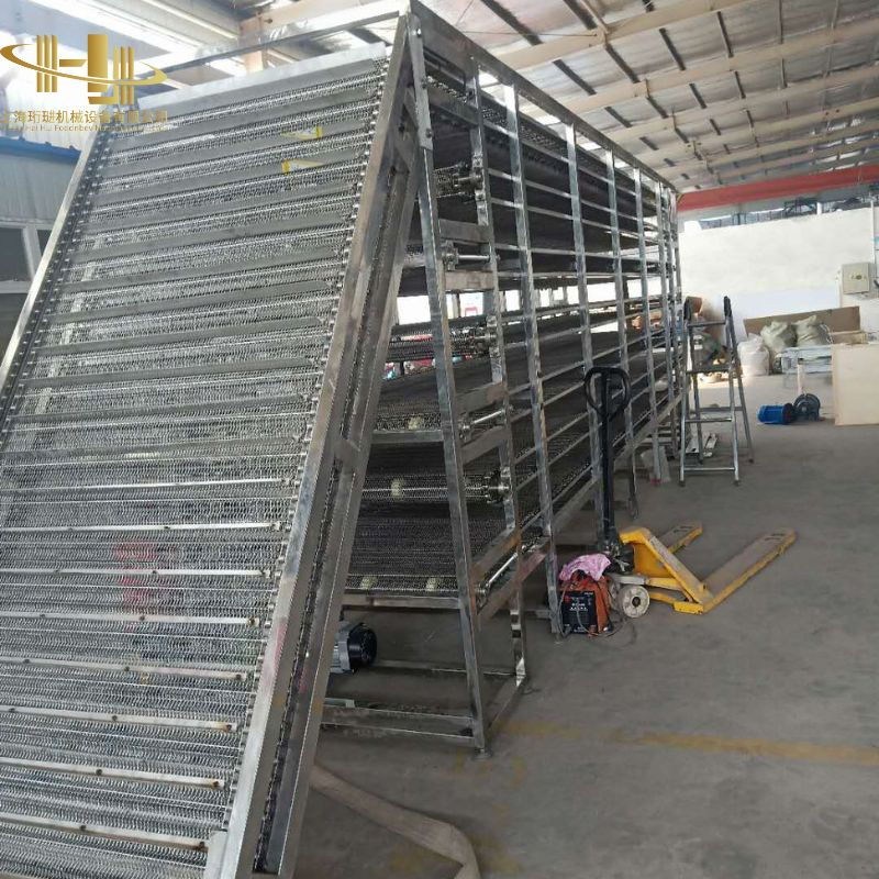 Durable Stainless Steel Belt Conveyor System with Corrosion Resistance for Food Processing