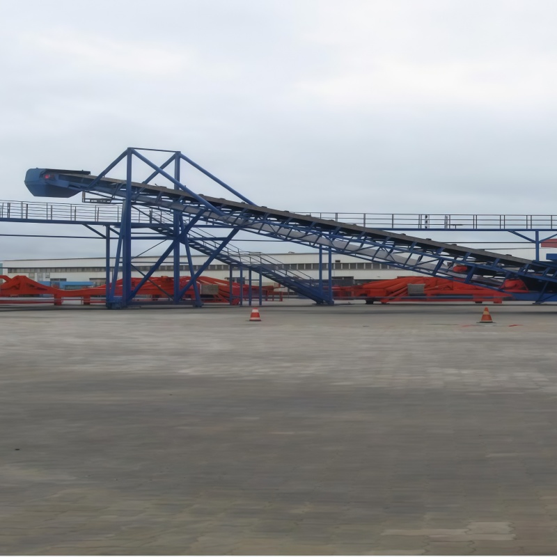 Customized Systems Mobile Belt Conveyors Flexible Industrial Inclined Belt Conveyors