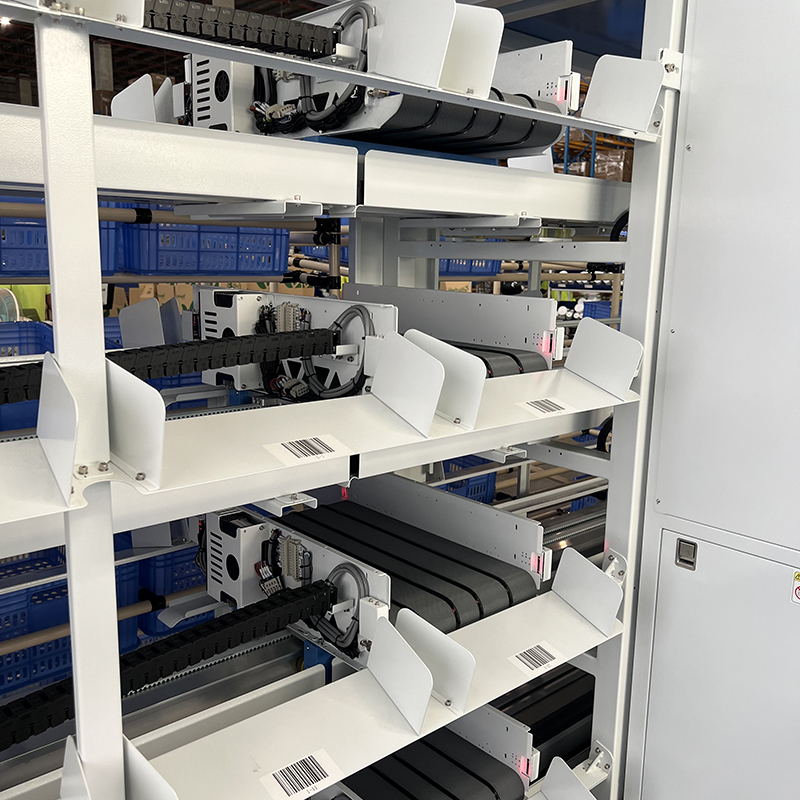 High-Speed 3D Parcel Sorting Putwall with Integrated Artificial Intelligence Sorting Conveyors System for Warehouse E-commerce