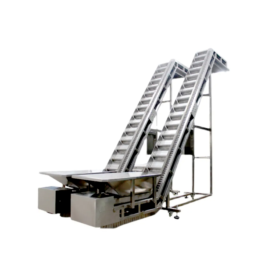 Flexconvey Z Type Inclined Conveyor for Food&amp;fruit Manufacture Inclined Modular Belt Conveyor System