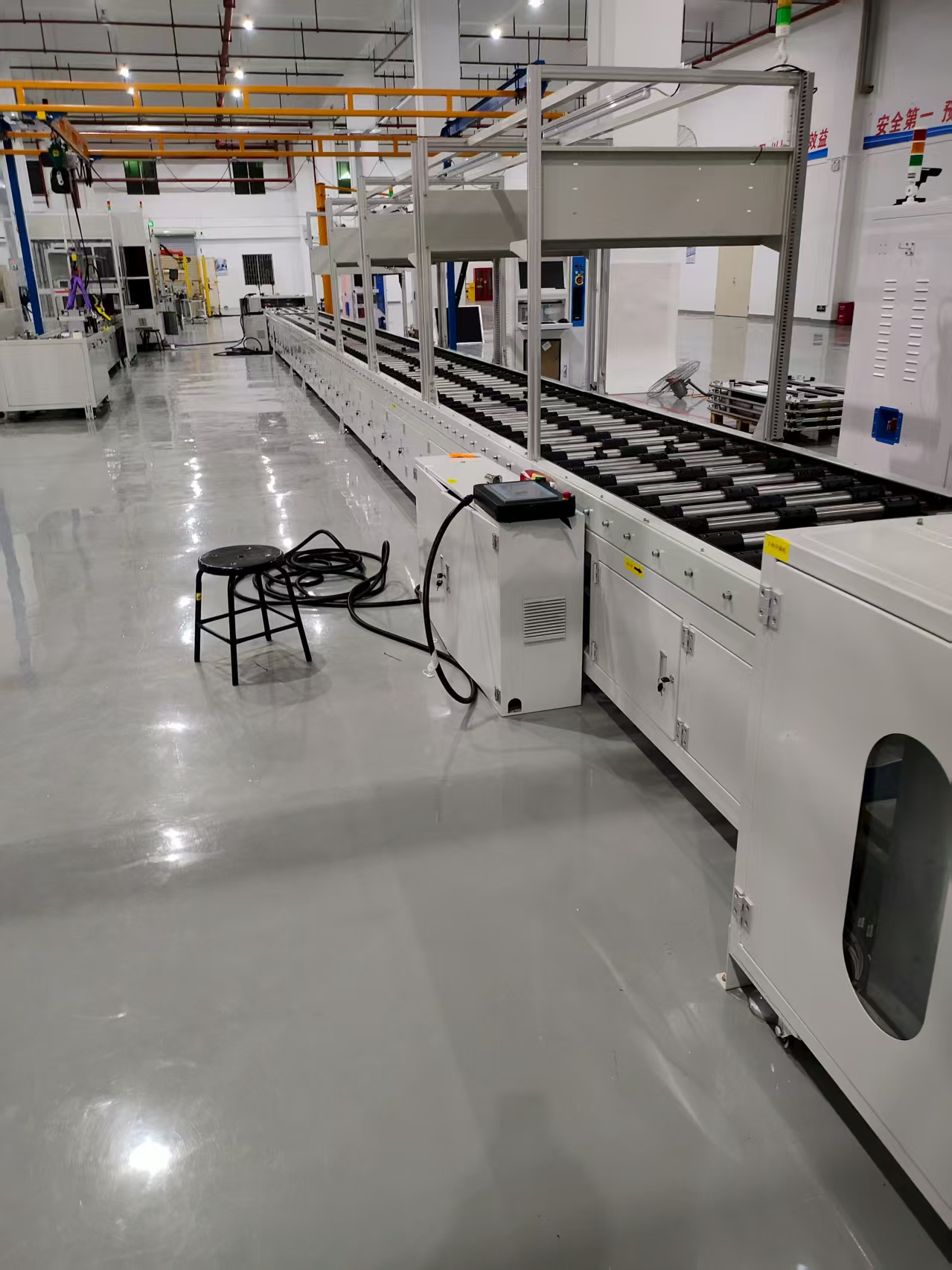Modular Metal Frame 5-Roller Conveyor