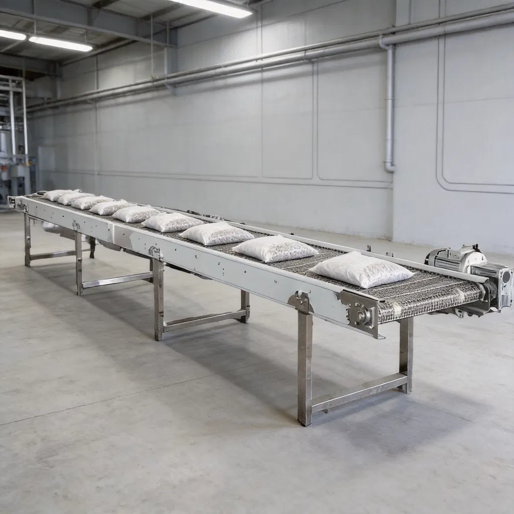 Courier Sorting Industrial Parcel &amp; Package Chain Conveyor for High-Speed Industrial Conveyor Operations