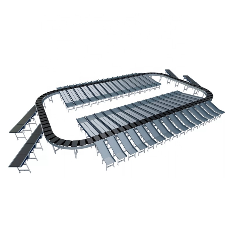 VPAI Warehouse Conveyor Custom Cross Belt Sorter Design Manufacturing for Logistics Fulfillment Centers Fast Delivery